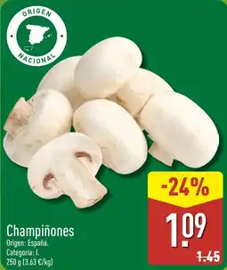 ALDI Champiñones oferta