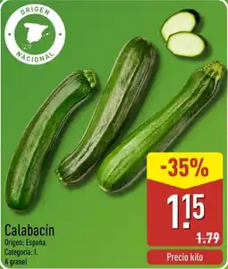 ALDI Calabacín oferta