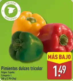 ALDI Pimientos dulces tricolor oferta