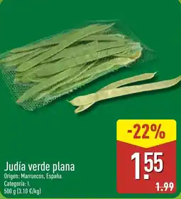 ALDI Judía verde plana oferta