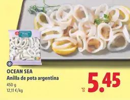 Lidl Ocean Sea anilla de pota argentina oferta