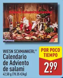 ALDI Wiesn Schmankerl Calendario de Adviento de salami oferta