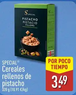 ALDI Special cereales rellenos de pistacho oferta