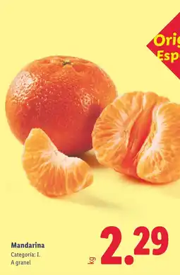 Lidl Mandarina oferta