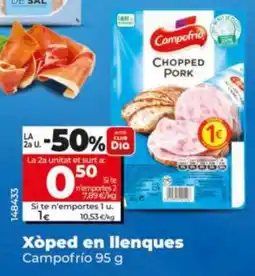 Dia Campofrío xòped en llenques oferta