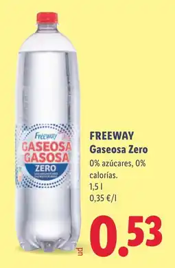 Lidl Freeway Gaseosa Zero oferta