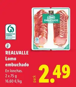 Lidl Realvalle lomo embuchado oferta