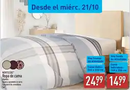 ALDI Novitesse ropa de cama oferta
