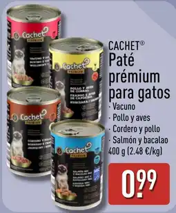 ALDI Cachet Paté prémium para gatos oferta