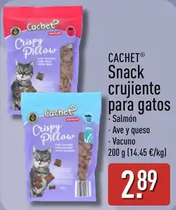 ALDI Cachet Snack crujiente para gatos oferta