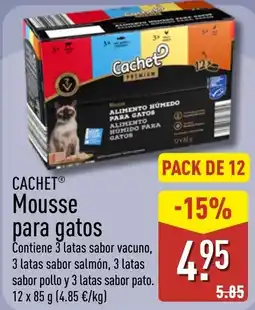 ALDI Cachet Mousse para gatos oferta