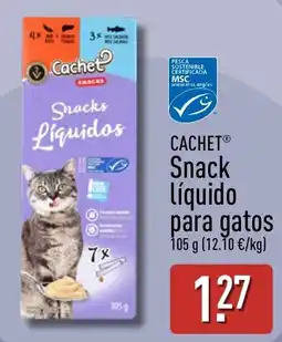 ALDI Cachet snack líquido para gatos oferta