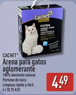 ALDI Cachet arena para gatos aglomerante oferta