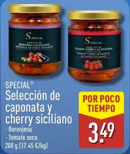 ALDI Special selección de caponata y cherry siciliano oferta