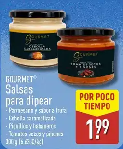 ALDI Gourmet salsas para dipear oferta