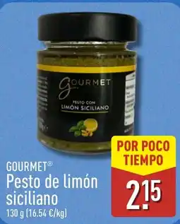 ALDI Gourmet pesto de limón siciliano oferta