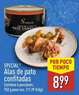 ALDI Special alas de pato confitadas oferta