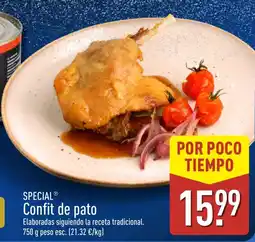 ALDI Special confit de pato oferta