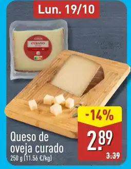 ALDI Sabon queso de oveja curado oferta
