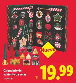 Lidl Calendario de adviento de velas oferta