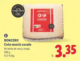 Lidl Roncero cuña mezcla curado oferta