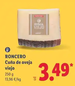 Lidl Roncero cuña de oveja viejo oferta