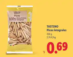 Lidl Tastino picos integrales oferta