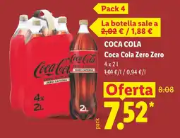 Lidl Coca Cola Coca Cola Zero Zero oferta
