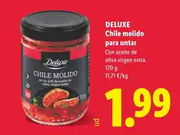 Lidl Deluxe chile molido para untar oferta