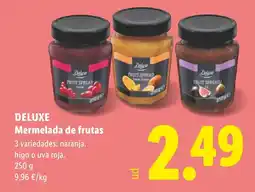 Lidl Deluxe mermelada de frutas oferta