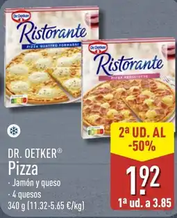 ALDI Dr. Oetker Pizza Jamón y queso oferta