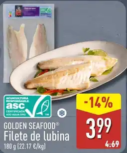 ALDI Golden Seafood filete de lubina oferta