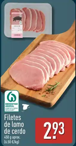 ALDI Filetes de lomo de cerdo oferta