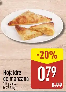 ALDI Hojaldre de manzana oferta