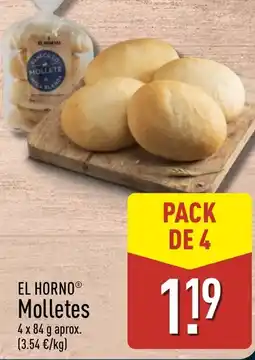 ALDI El Horno molletes oferta