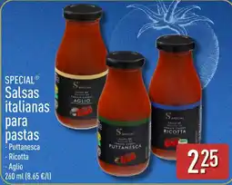 ALDI Special salsas italianas para pastas oferta
