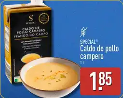 ALDI Special caldo de pollo campero oferta