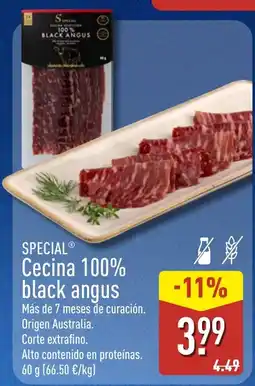 ALDI Special cecina 100% black angus oferta