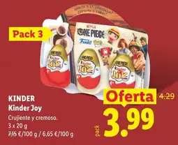 Lidl Kinder Kinder Joy oferta