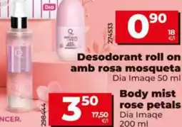 Dia Dia Image body mist rose petals oferta