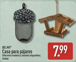 ALDI Belavi casa para pájaros oferta