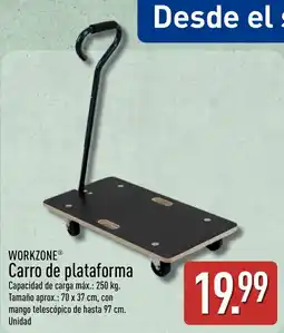 ALDI Workzone carro de plataforma oferta