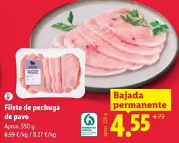 Lidl Pavo filete de pechuga oferta