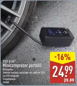 ALDI Ride & Go minicompressor portátil oferta