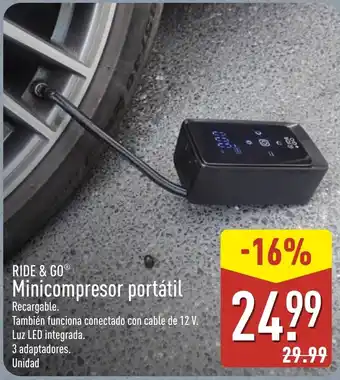 Ride & Go minicompressor portátil
