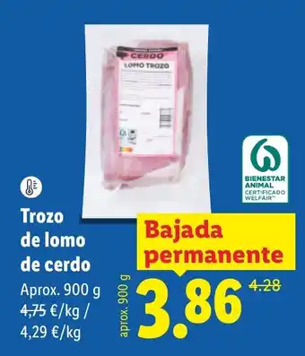 Cerdo lomo trozo