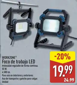 ALDI Workzone foco de trabajo led oferta