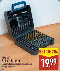 ALDI Ferrex set de brocas oferta