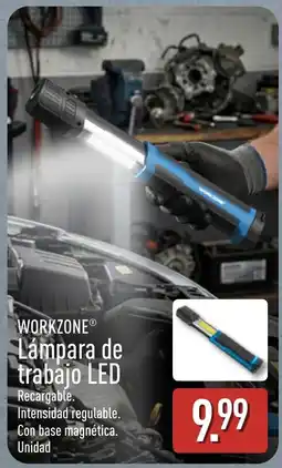 ALDI Workzone lámpara de trabajo led oferta