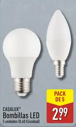 ALDI Casalux bombillas led oferta